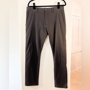 Banana Republic Dark Gray Fulton Skinny Chino, Size 32x30